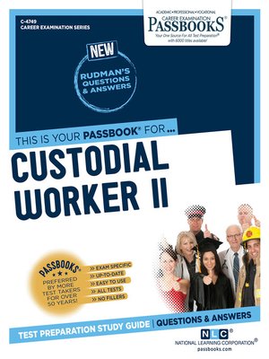 cover image of Custodial Worker II